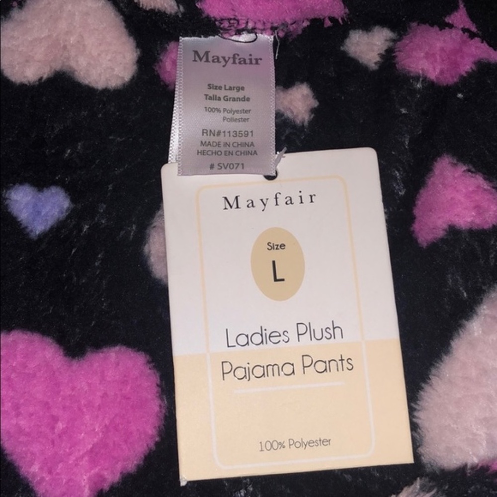 New Women's Plush Fleece Pajamas Pants PJs - Picture 3 of 13